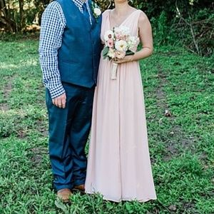 BEAUTIFUL BLUSH FORMAL DRESS 👗